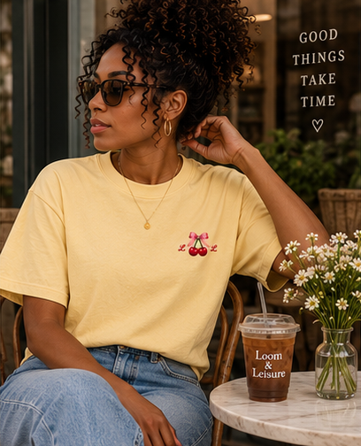 Cherry Social Club Vintage Graphic Tee