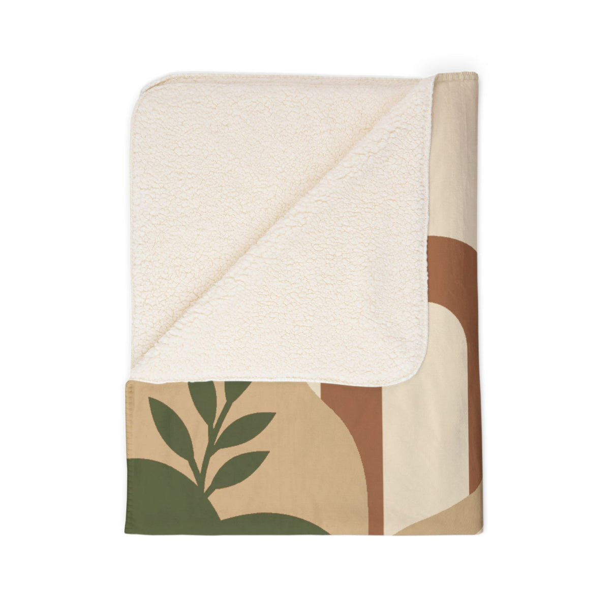 Meadow Arches Fleece Sherpa Blanket