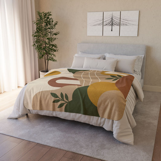 Meadow Arches Fleece Sherpa Blanket
