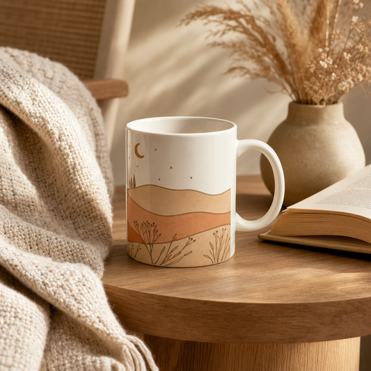 Desert Sunrise Mug-Cream
