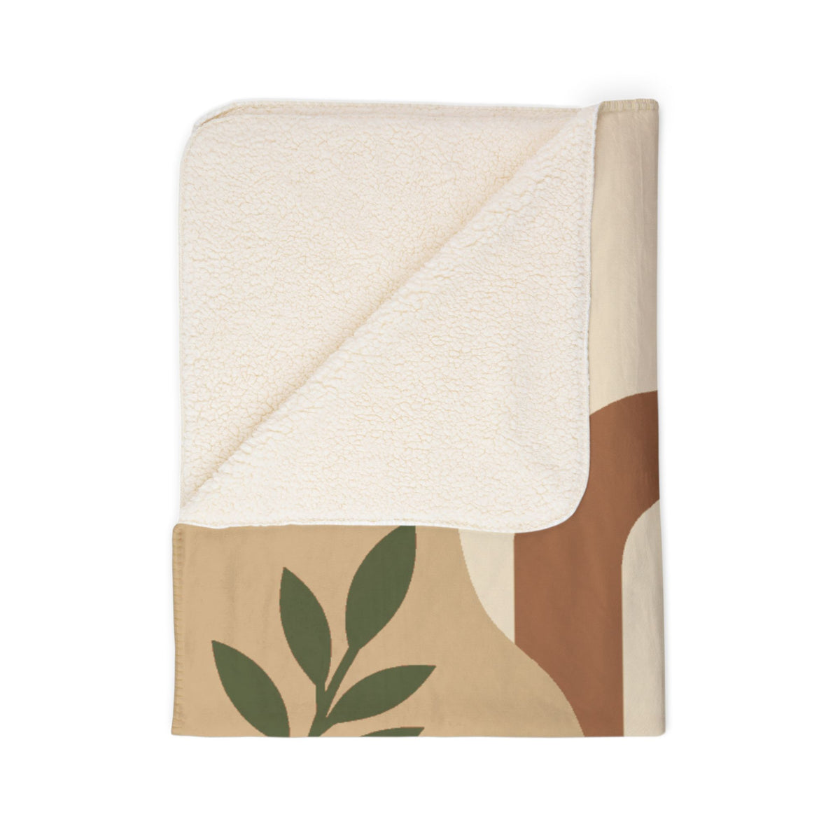 Meadow Arches Fleece Sherpa Blanket