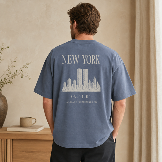 New York, Always Remembered-09.11.01 Tribute Graphic Tee