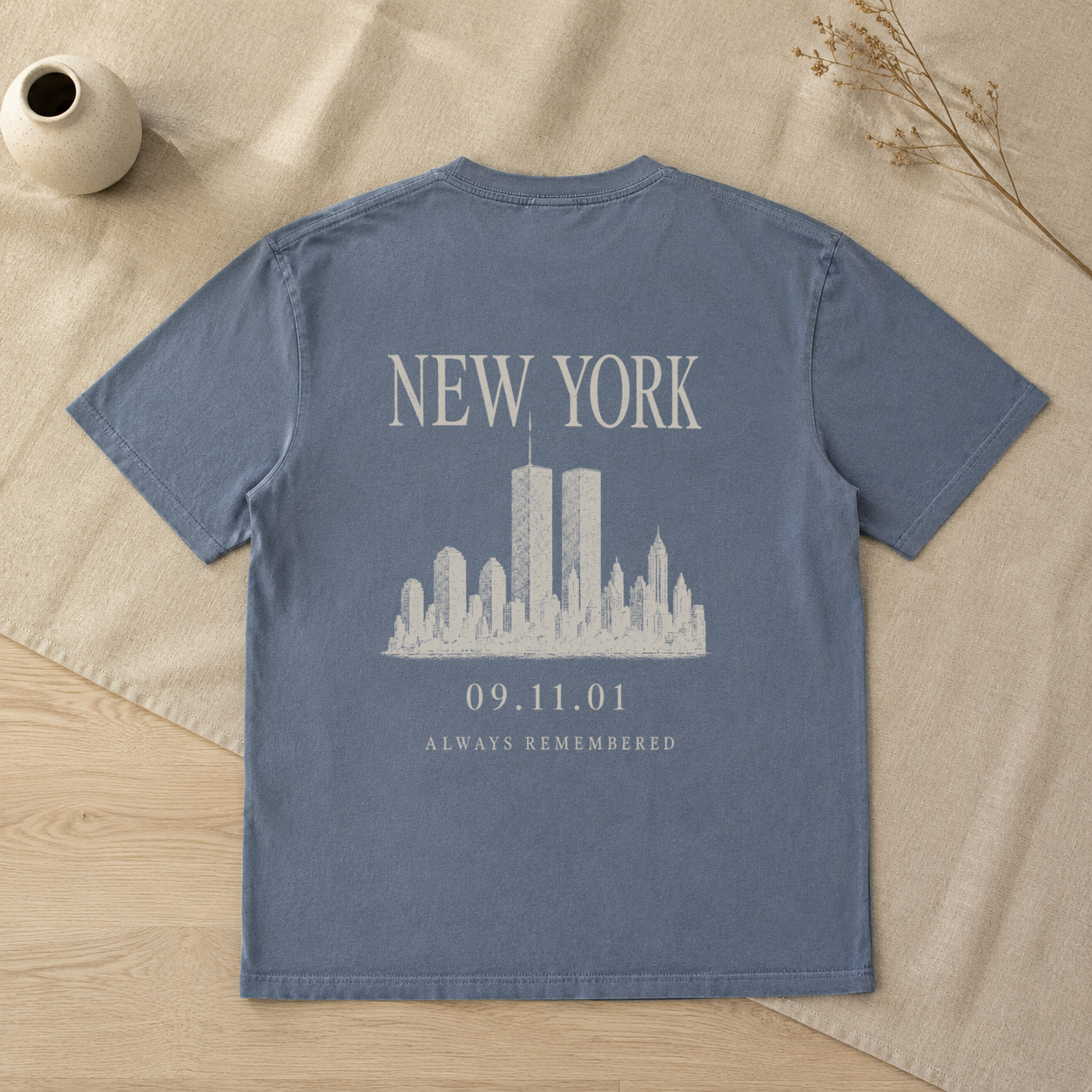 New York, Always Remembered-09.11.01 Tribute Graphic Tee